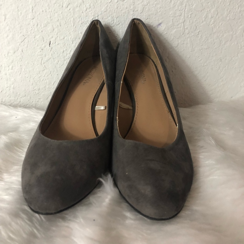 Merona Gray Wedges